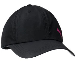 NEW PUMA Women's Lilly Pickleball Cap Tennis/Golf Hat, Black/Fuchsia PV1176 - Picture 1 of 2