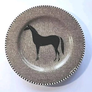 Caballo Arte Popular Brandon Casa Animales de Granero por Warren Kimball 8" Plato de Ensalada - Imagen 1 de 6