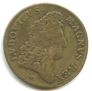 Louis XIV brass token, take of Namur 1692 No. 521 - Picture 1 of 2
