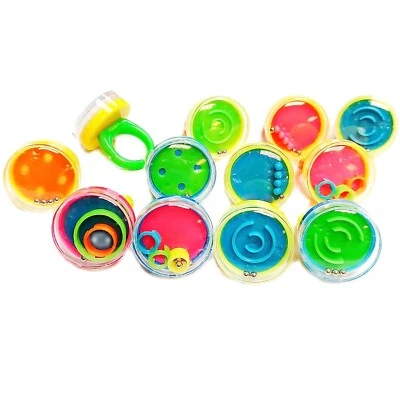 24 piezas Nuevo Anillo Laberinto Niño Fiesta de Cumpleaños Favor Piñata Relleno Recuerdo Regalos Foto 1 de 4