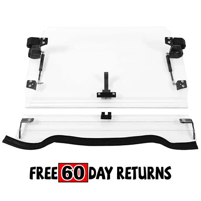 Full Flip Up Split Windshield 2-IN-1 For 2014-18 Polaris RZR XP 1000 /S4 RZR 900 - Image 1 of 4