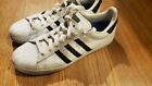 Adidas Mens 12 Skateboarding Shoes Black And White Original CLEAN!!!