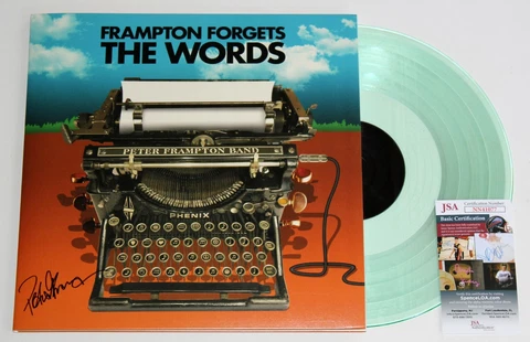 PETER FRAMPTON SIGNED FORGETS THE WORDS 2xLP VINYL RECORD AUTOGRAPHED +JSA COA Cover