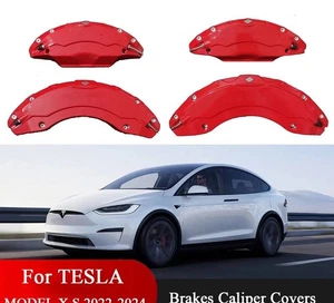 4-Piece Brake Caliper Covers for Tesla Model 3 for 18/19 Inch Wheel Cars -D1 - Bild 1 von 7