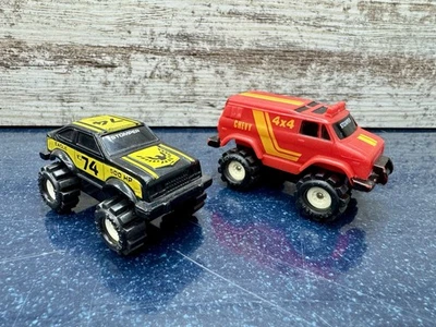Schaper Stompers Toy Cars Pair - 500 HP Eagle & Chevy 4x4 Van Hong Kong/Macau - Image 1 of 4