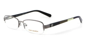 Tory Burch TY1031 103 Semi Rimless Eyeglasses Glasses Gunmetal Silver 50mm Small - Picture 1 of 9