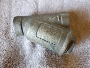 1" Heavy Brass Y Strainer Threaded Wye Screened Strainer  - Picture 1 of 5