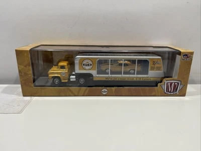 M2 Machines Auto-Haulers 1958 Chevrolet LCF & 1969 Camaro Z/28 1:64 Diecast - Image 1 of 4