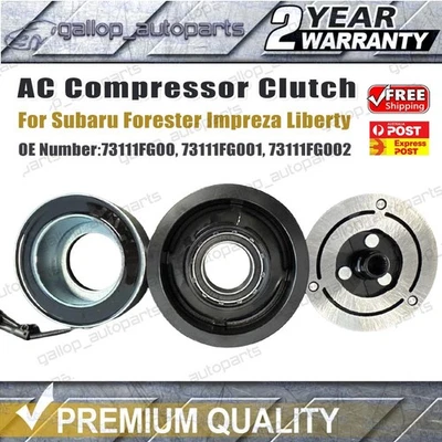 AC A/C Compressor Clutch For Subaru Impreza G3 EJ20 EJ25 Petrol VALEO 2007-2013 - image 1 of 4