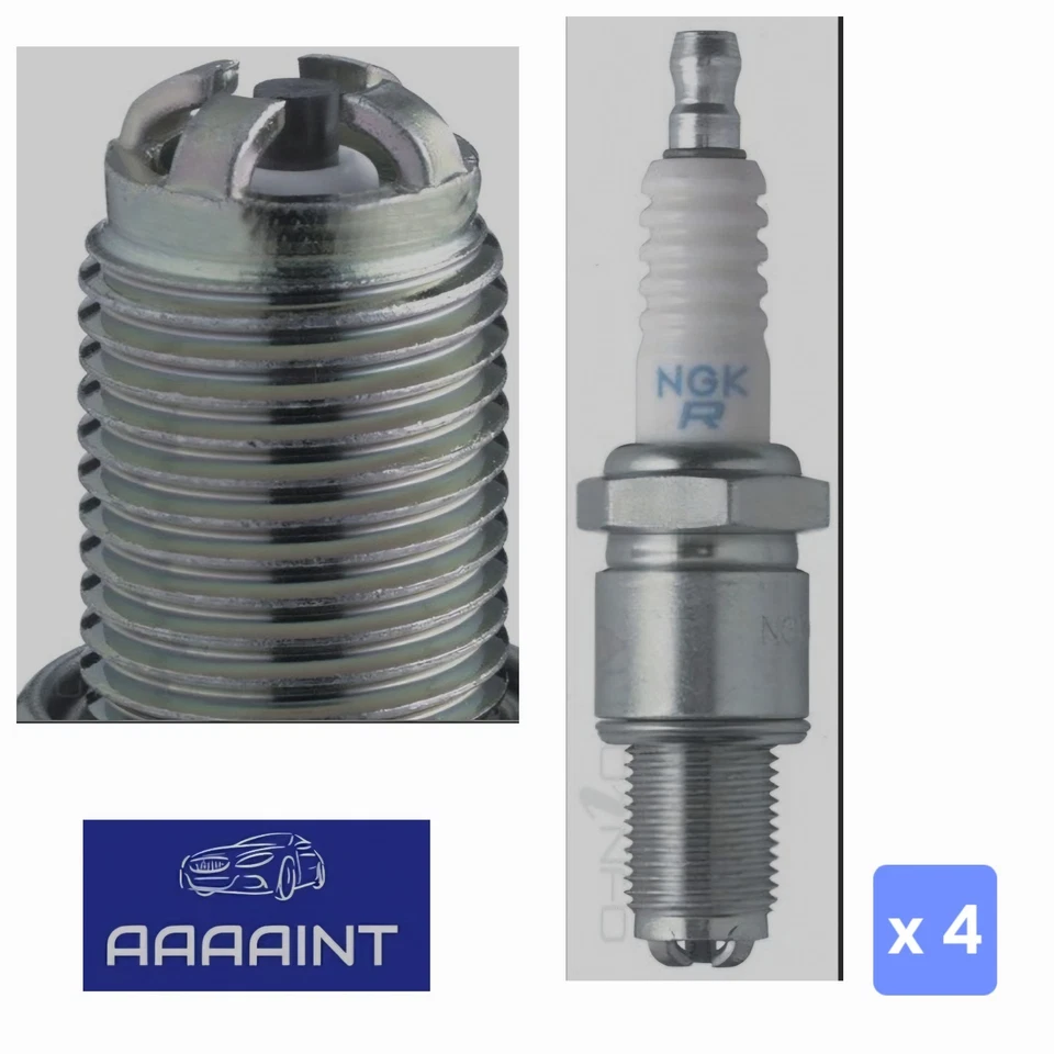 Bujías NGK BR8EQ-14 x 4 (paquete de 4) para Mazda RX-7 1981-1985 Foto 1 de 3