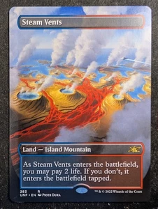 Steam Vents - Borderless - Unfinity (MTG) - Picture 1 of 2