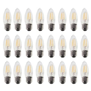 VERBATIM 99504 DIMMABLE EDISON FILAMENT LED BULB, 120V, E26, 4W, 2700K (24-PACK) - Picture 1 of 4