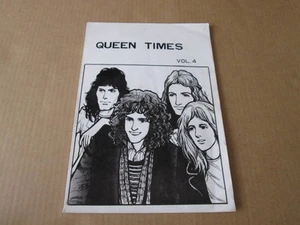 Queen QUEEN Fan Club Newsletter QUEEN TIMES 4 Used Fan club newsletter - Foto 1 di 4