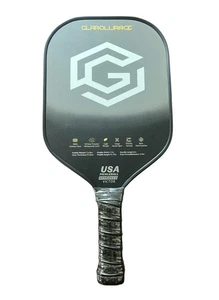 Raqueta termoformada Glarollirace de fibra de carbono para pickleball aprobada por la USAPA - Imagen 1 de 4