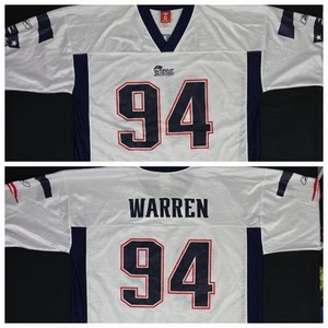 Reebok NFL Team Players TY WARREN #94 New England Patriots White Jersey Men XL - Picture 1 of 10