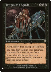 [MTG] Yawgmoth's Agenda (INV-135) (PLST) NM - Picture 1 of 1