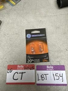 GE Lighting NightHawk 194NH / BP2 Automotive Instrument  Mini Bulb - Picture 1 of 2