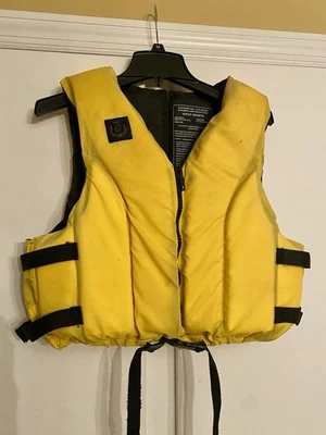 Vtg MTI Adventure Life Jacket Sailing Kayak  Vest Adult Medium 90+ Lbs Flotation - Image 1 of 4