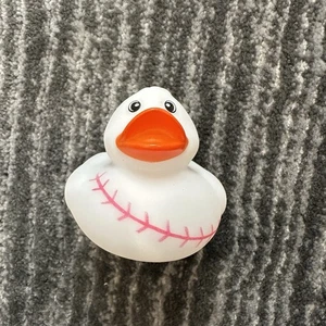 Rubber Duck Baseball Jeep Ducked Decor Car Home Office White Cruise Ducky New - Picture 1 of 11