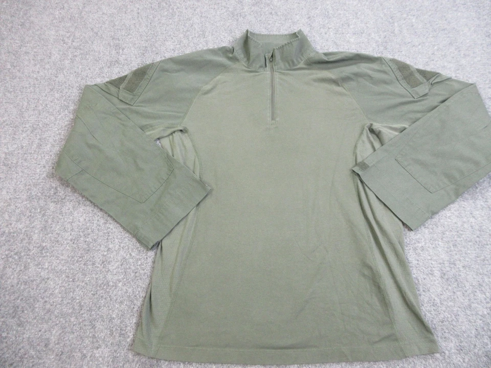 Рубашка тактическая мужская размер XL 5.11 зеленая Rapid Assault Combat четверть квадратного ярда на молнии Rip Stop - Изображение 1 из 4