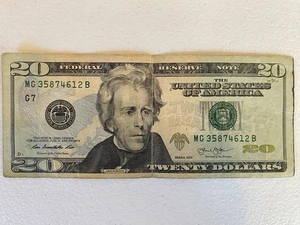 2013 $20 Bill Fancy 1 Through 8 Number 35874612 - Picture 1 of 2