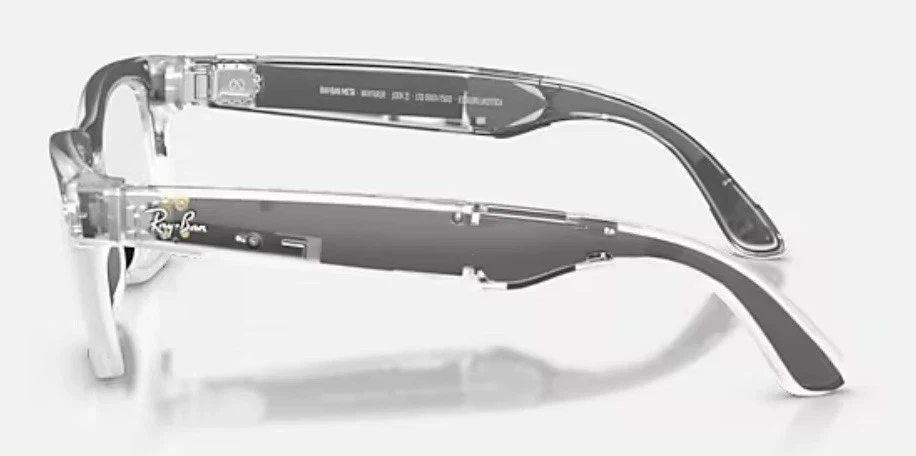 RAY-BAN META WAYFARER LIMITED EDITION RW4012 Transitions Clear/RUBY RED