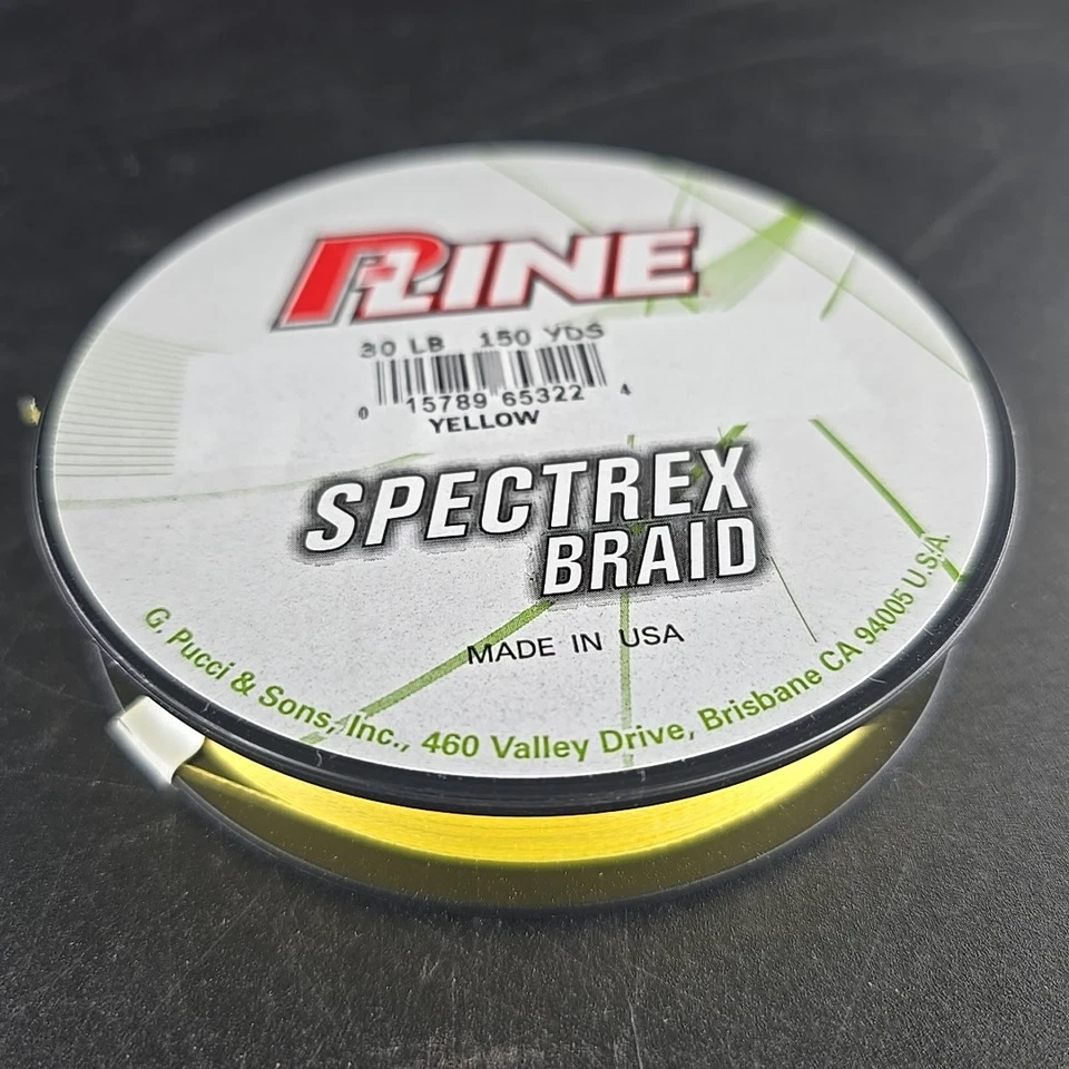 30lb 150yd Braid P-Line Spectrex Yellow - Image 1 of 3