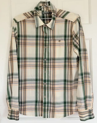 Camisa Icebreaker Merino CREAM Hunter Verde A Cuadros Lana Abotonada Para Hombre S Foto 1 de 4