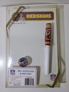 Vintage Washington Redskins NFL Paper Note Pad & Pen Set John F. Turner New - Picture 1 of 2