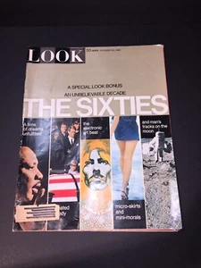 LOOK MAGAZINE DECEMBER 30 1969 Vol 33 #26 MLK Special Edition JFK Moon Skirts - Picture 1 of 12