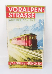 Voralpen Strasse auf der Schiene Salzburg München Reichsbahn um 1930 - Bild 1 von 2