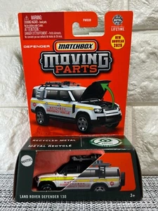 Matchbox Moving Parts Land Rover Defender 130 24/50 New Nouveau 2025 White/Gray - Picture 1 of 4