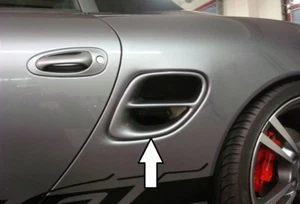 Rieger Turbo Style Lufteinlässe passend für Porsche Boxter 986 Blende Einlass - Bild 1 von 2