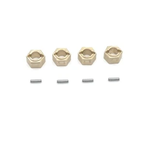 For 1/24 FMS FCX24 RC Crawler car Brass 7mm Wheel Hex hub Thickness 4mm w/pin 4P - Picture 1 of 8