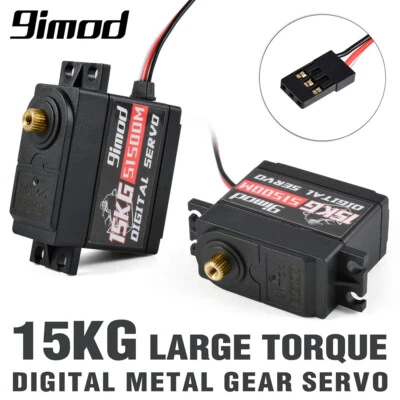 9imod S1500M Metal Gear Digital Servo Motor Lenkservo für 1/8 1/10 RC Auto - Bild 1 von 4