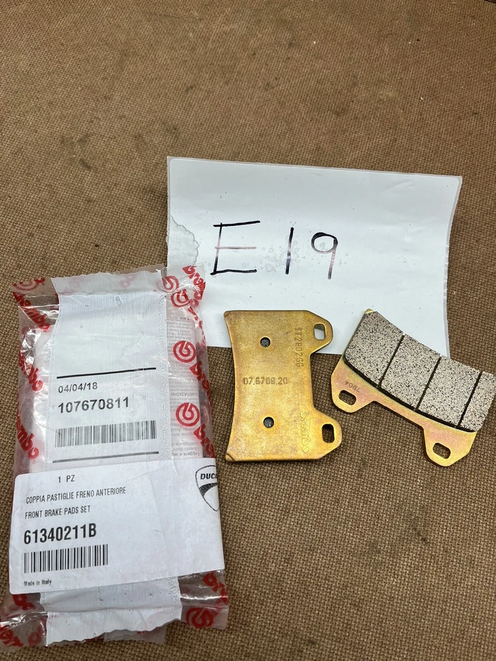 Front brake pads 61340211B OEM Ducati 748 Monster Hypermotard SS Multistrada ST2 - Image 1 of 1