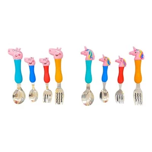 Feeding Spoon Set for kids (4 Spoon& 4 fork) - Picture 1 of 3