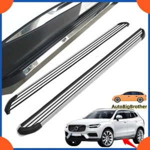 Fits for Volvo XC60 2018-2023 Fixed Running Board Side Steps Pedals Nerf Bar - Picture 1 of 6