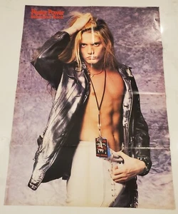 Sebastian Bach-Metallica-The Black Crowes Vintage centerfold poster 1980's - Picture 1 of 5