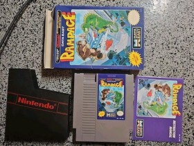 Rampage NES W/ Box Game And Manual. See Pic For Condition.