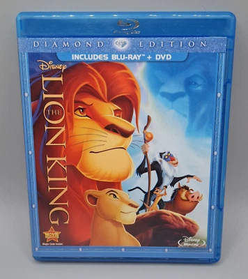 The Lion King (Blu-ray/DVD, 2017, 2-Disc Set, 2017) Used - Image 1 of 4