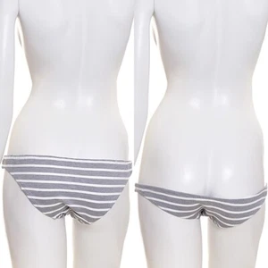 Teenage Scanty Super Low-rise Stripes Cotton Bikini Panties made in Japan L8645 - Picture 1 of 13