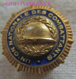 IN14024 - INSIGNE BADGE UNION NATIONALE DES COMBATTANTS WW1 - Picture 1 of 2