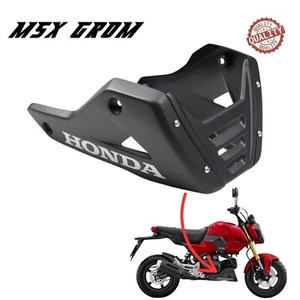 Black Belly Pan Under Crank Fairing Guard Cover Fits Honda Grom 125 2021-2025 - Picture 1 of 9