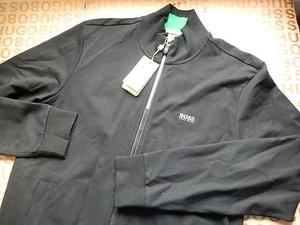 Nuevo Hugo Boss Para Hombres Negro Golf Pro Inteligente Chándal Top Sudadera Jersey Grande - Imagen 1 de 9