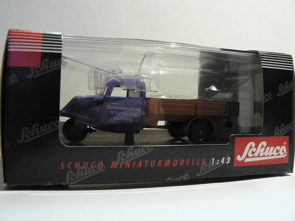 Schuco Tempo Triciclo Wasserburg Casella Willy Staubig Norimberga 1:43 02112 - Immagine 1 di 1