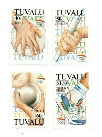FULL SHEETS Tuvalu 1992 SC 612-5 - Barcelona Olympics - 4 Sheets of 40 - MNH Cover