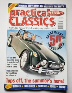 Practical Classics June 1998 British Car Magazine 50 Great Convertibles - Imagen 1 de 3