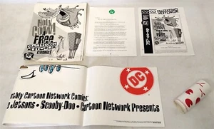 Kit de prensa de DC Comics Cartoon Network póster de pancarta de vaca y pollo RARO - Imagen 1 de 6
