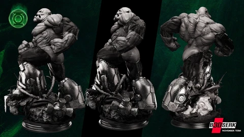 Kilowog Green Lantern 3D printed unpainted resin model kit Cover